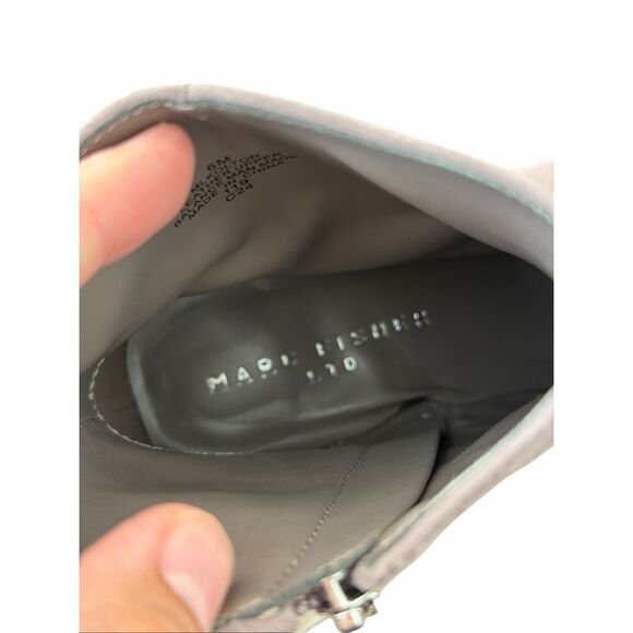 Marc Fisher LTD Kolton Kitten Heel Bootie Size 6 Light Gray NEW - Picture 7 of 9